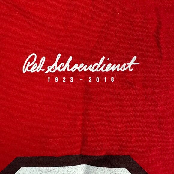 St Louis Cardinals Memorial Shirt Red Schoendienst 1923-2018 Red XL Gildan - Picture 3 of 8